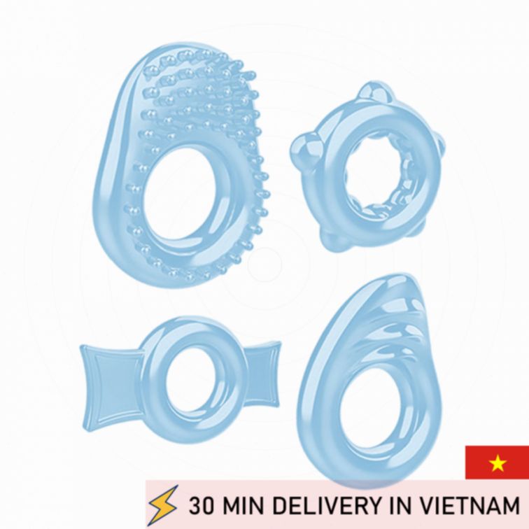 Power Delay Ring Set Strong Erection Booster 