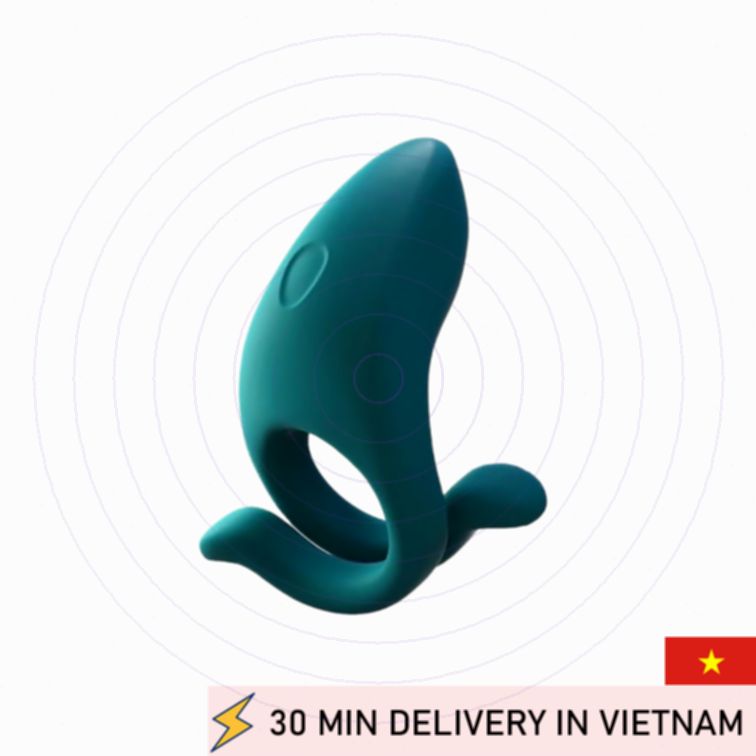 Vibrating Cock Ring Adjustable Soft Couple Play 