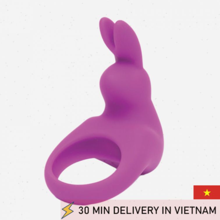 Rechargeable Rabbit Cock Ring Double Vibrate 