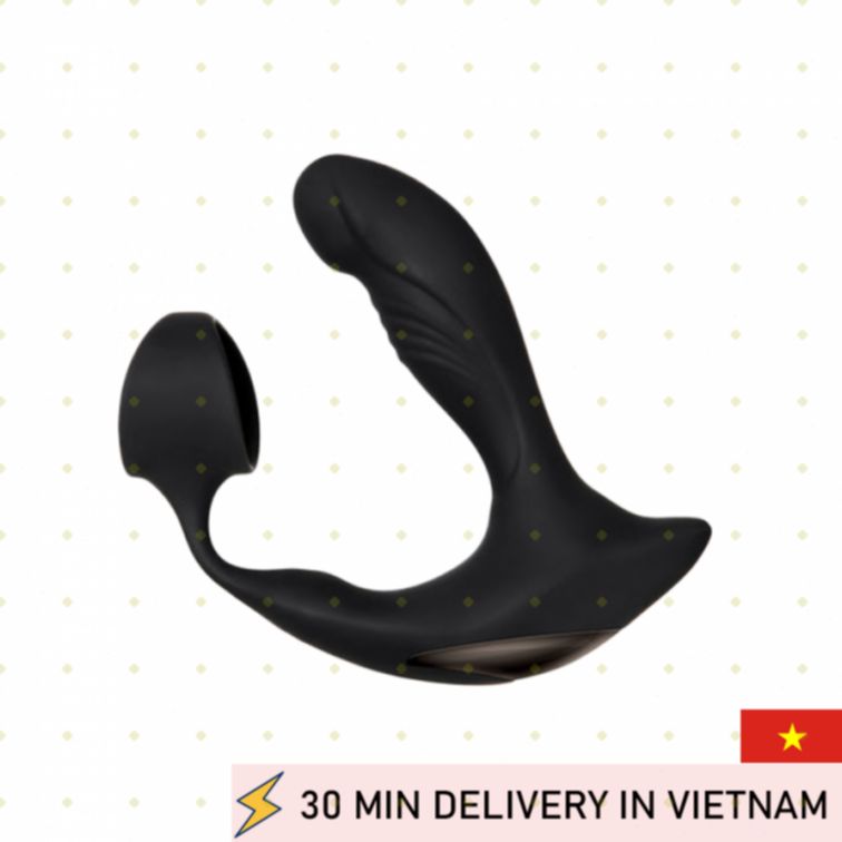 Prostate Massager Dual Stimulation Heating Vibrator 