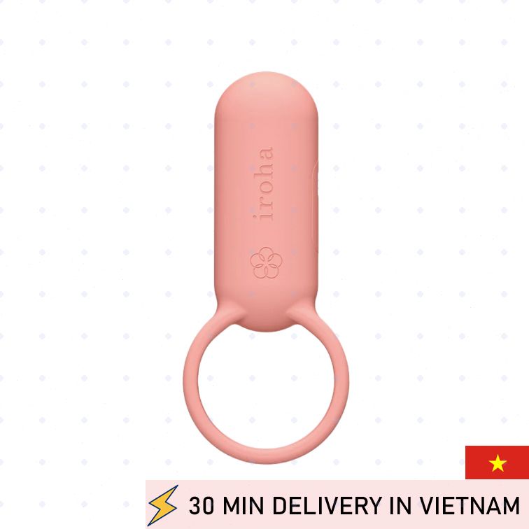 Coral Pink Vibrating Ring Couple Pleasure Boost 