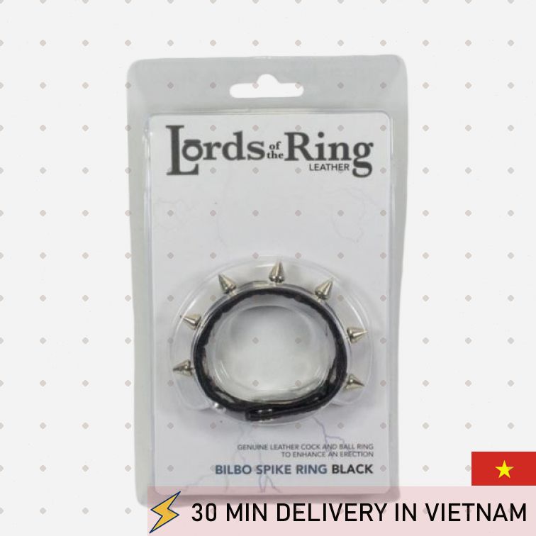 Spiked Cock Ring Leather Intense Stimulation Bilbo 