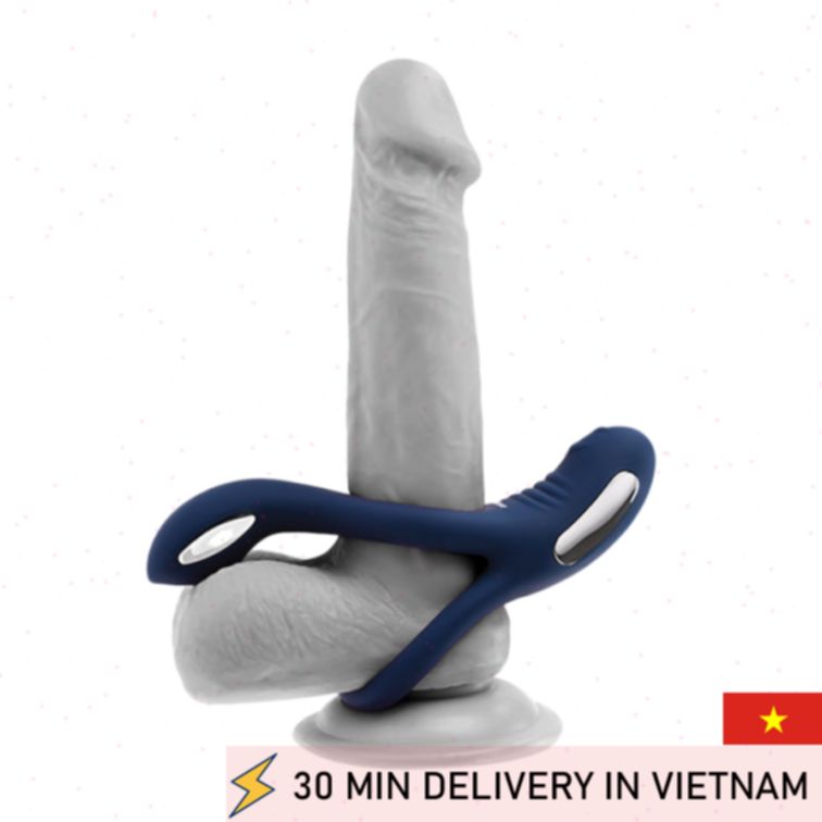 Double Cock Ring Vibrating Enhanced Stamina 