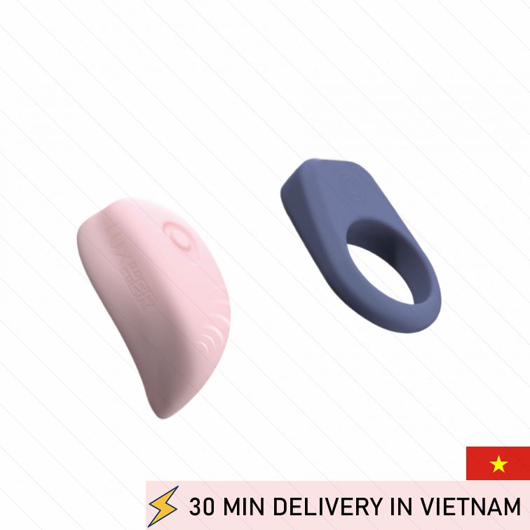 Couples Vibrating Wearable Set Remote Sync Play 