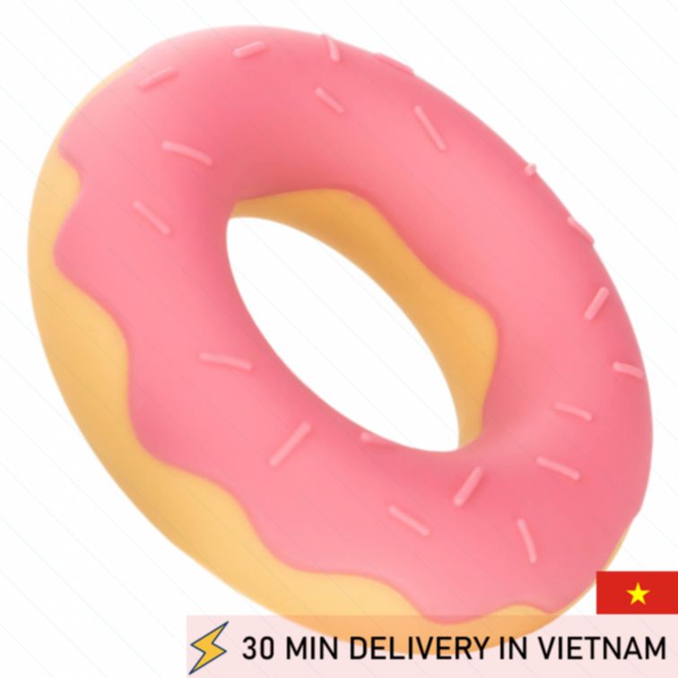Dickin Donuts Cock Ring Fun Stretchy Pleasure Loop 