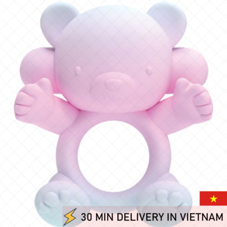 Vibrating Cock Ring Bear Hug Ultra Thin Comfort 
