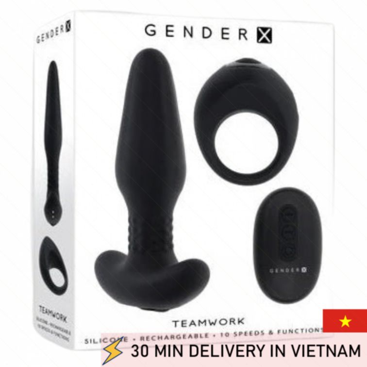 Remote Vibrating Plug Ring Set Dual Control 