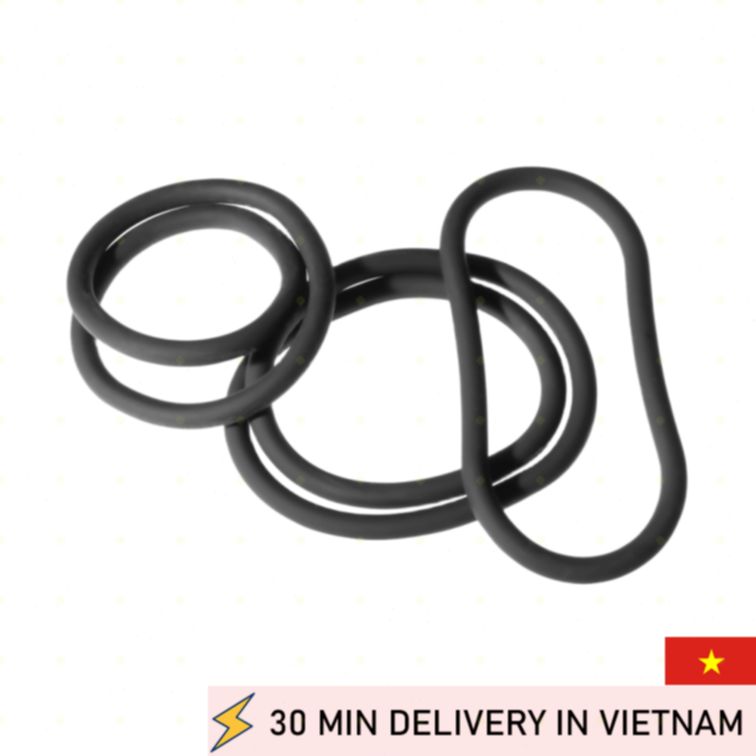 Adjustable Slim Cock Ring Flexible Fit Enhancer 