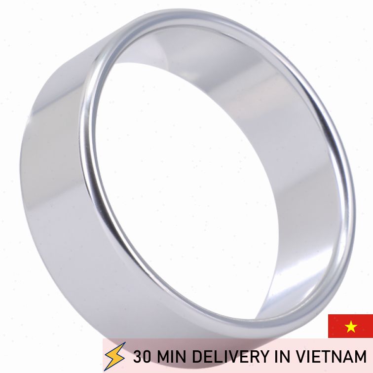 Aluminum Cock Ring Strong Grip Endurance Boost 