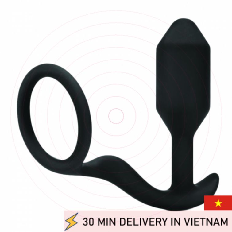 Snug Tug Dual Stim Ring Anal Plug Combo Toy 