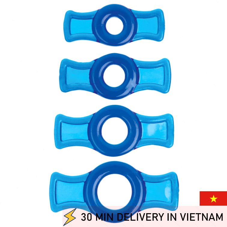 Cock Ring Set 4 Sizes Strong Erection Support 