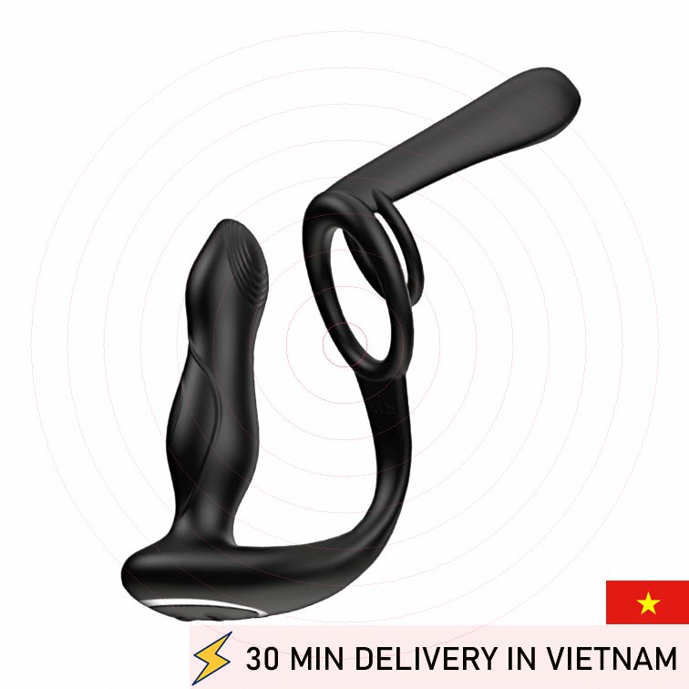 Vibro Plug Penis Sheath Combo Dual Pleasure Boost 