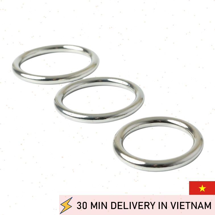 Metal O Rings Set Durable Harness Accessory 