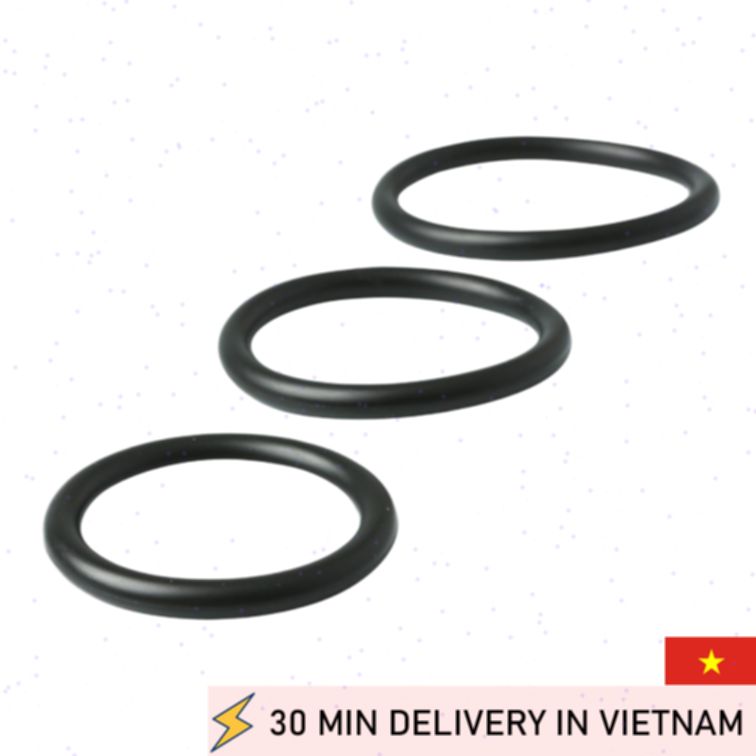 Rubber Cock Ring Set Durable Stretch Fit Pack 