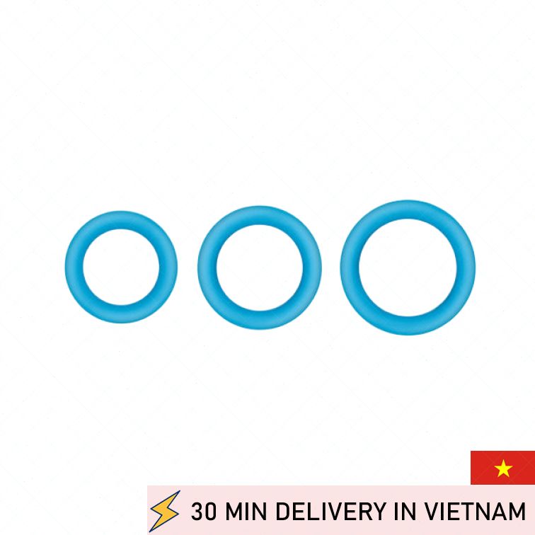 Glow Cock Ring Silicone Durable Bright Fun Toy 