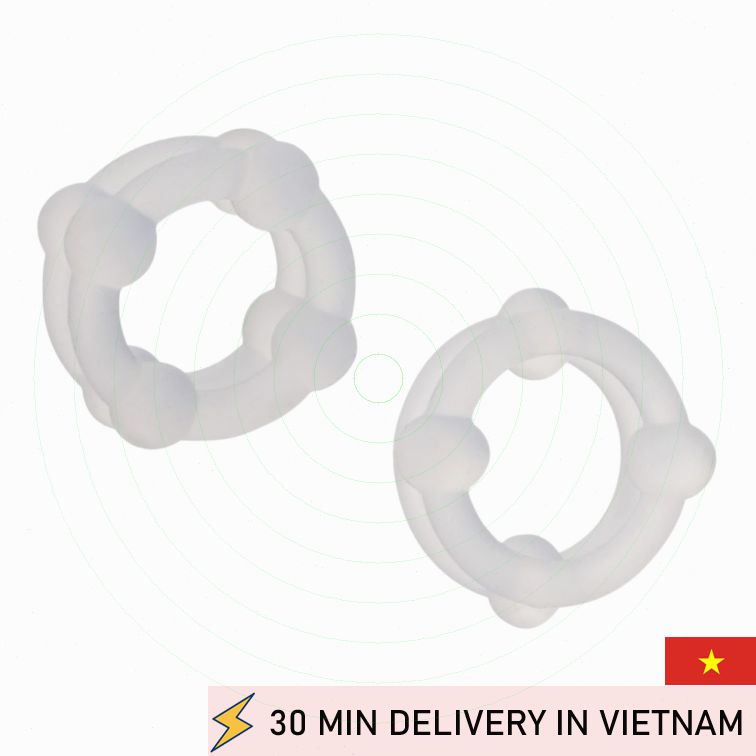 CEN Alpha Double Cock Ring Transparent Durable 