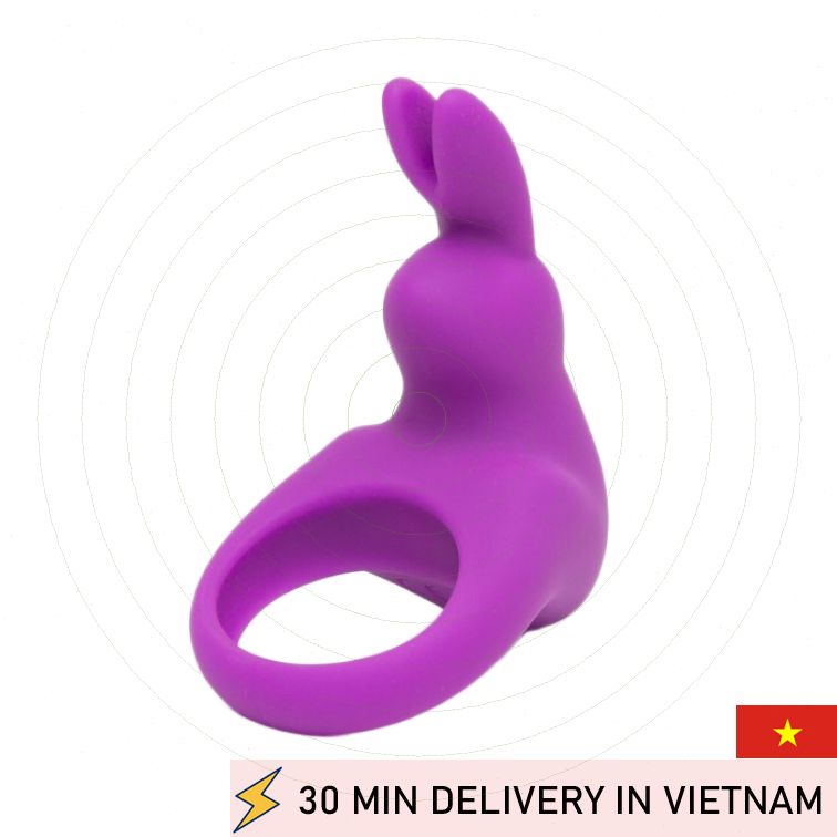Vibrating Cock Ring Purple Rabbit Stimulation 