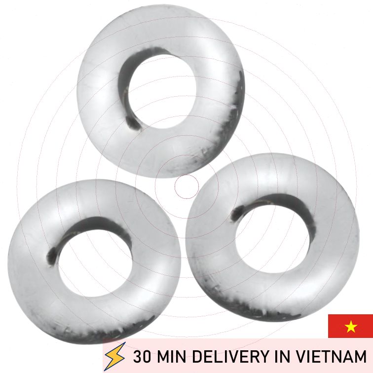 Penis Rings Set Fat Willy 3pcs Thick TPE 