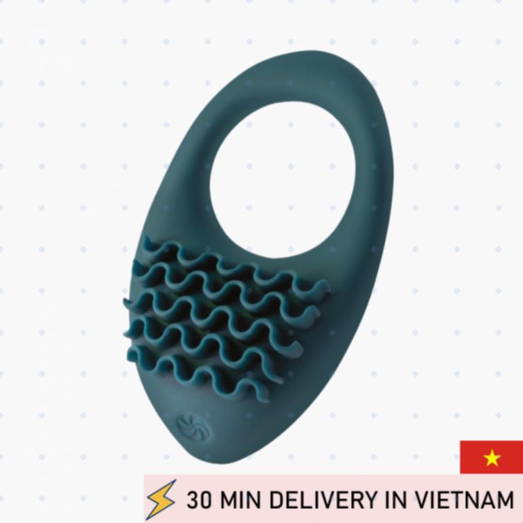 Vibrating cock ring green enhanced performance 