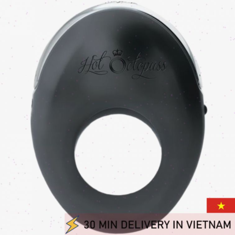 Atom Vibrating Ring Black Power Intense Performance 