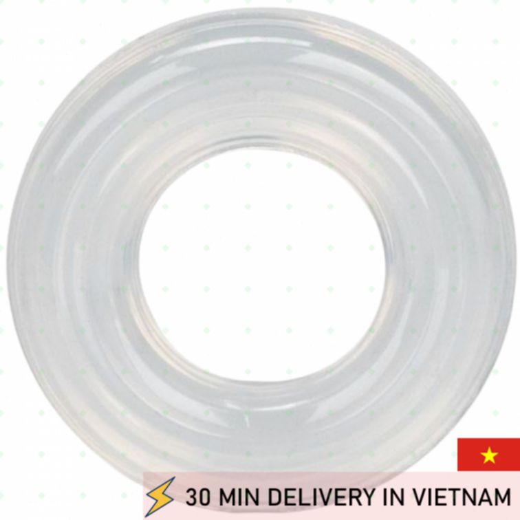 CEN Silicone Cock Ring Large Transparent 