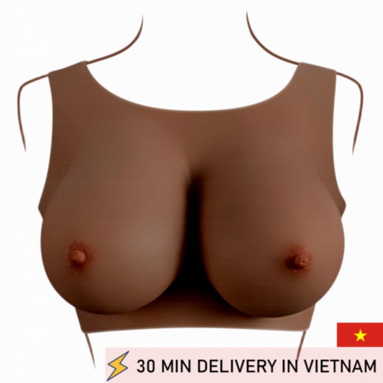 Realistic Breast Forms E Cup Soft Wearable Fit 