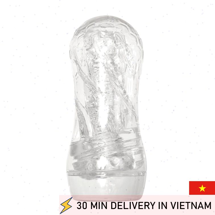 Twist Stroker Transparent Intense Grip Pleasure 