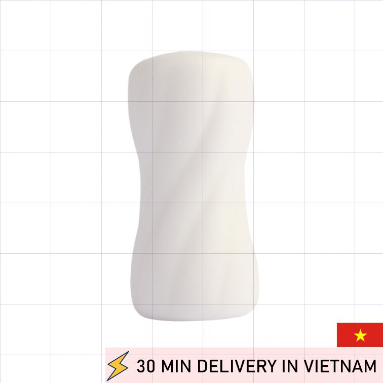 Soft Masturbator Cup White Ultra Smooth Pleasure 