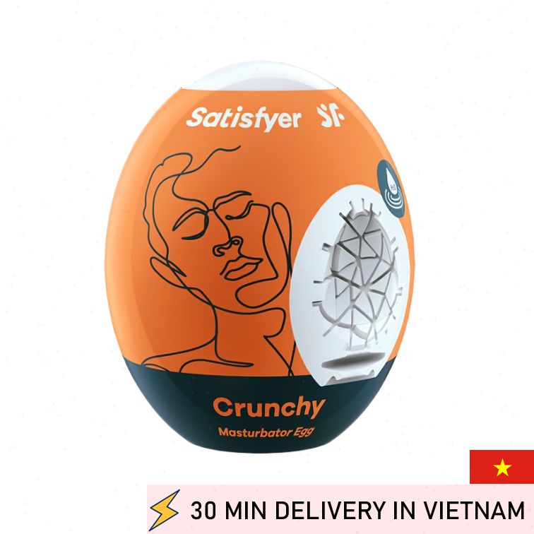 Disposable Pleasure Egg Crunchy Textured Stroker 