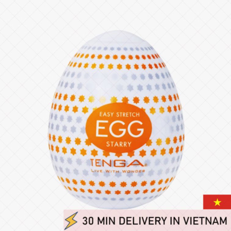 Tenga Starry Soft Egg Masturbator Japan Edition 