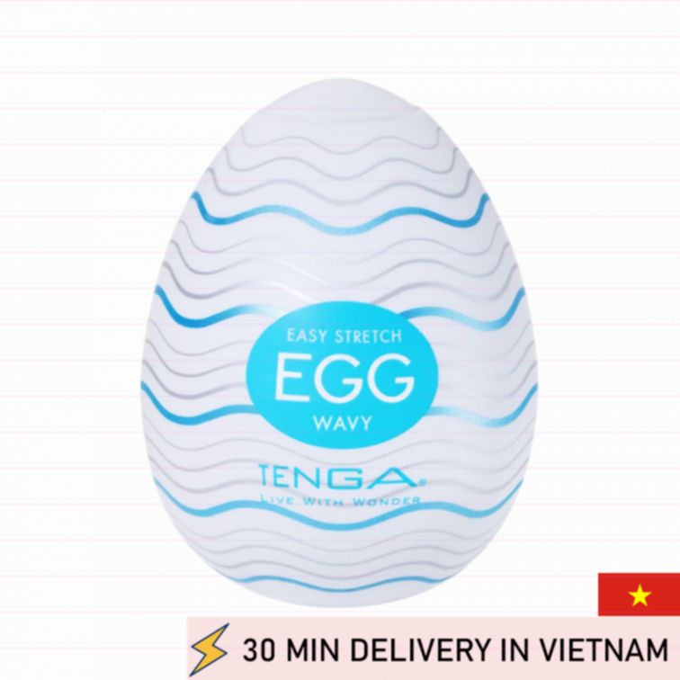 Soft Masturbation Egg Wavy Texture Intense Sensation 