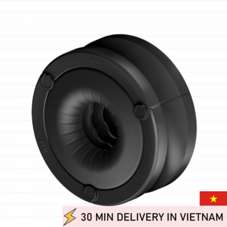 Iku Tight Vibrating Masturbator Black Modular Power 