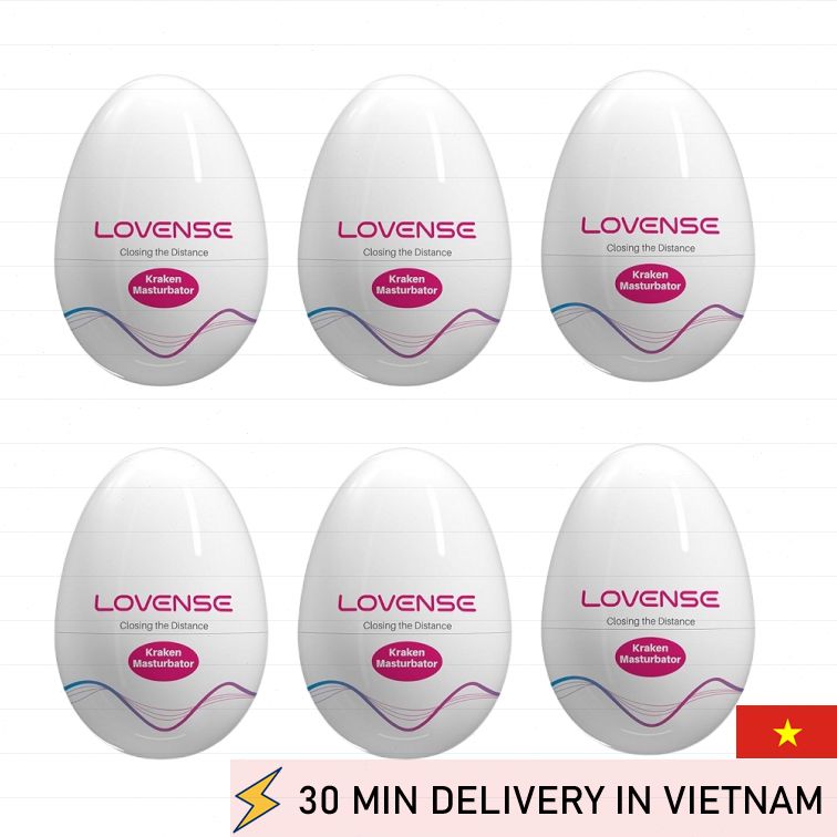 Lovense Kraken Vibrating Eggs Set 6 App Control 