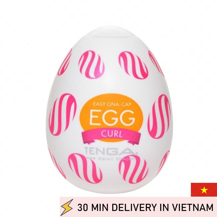 Curl Egg Stroker Compact Spiral Intense Touch 
