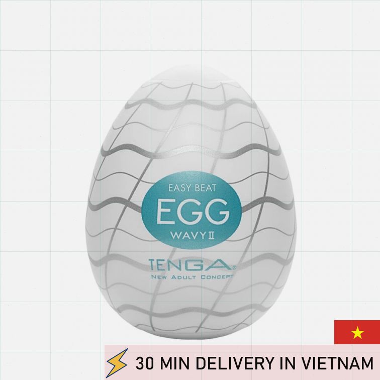 Wavy Egg Stroker Japanese Texture Pocket Fun 