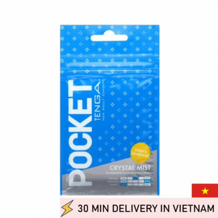 Pocket Masturbator Ice Crystal Stretch Soft 
