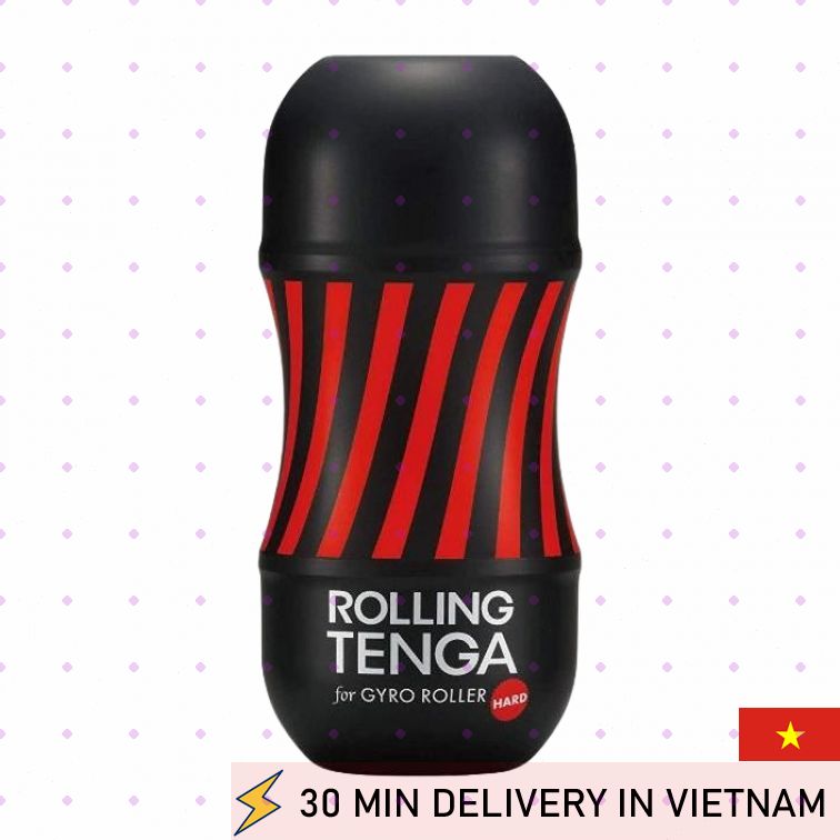 Rotating Masturbator Cup Intense Stimulation Black 