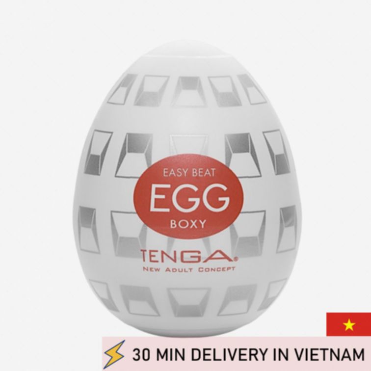 Boxy Egg Masturbator Soft TPE Intense Feel 