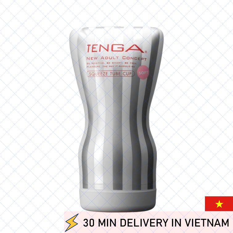 Soft Cup Masturbator Flexible Tube White 