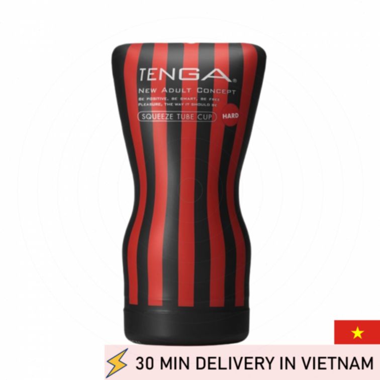 Flexible Masturbator Tube Black Strong Stimulation 
