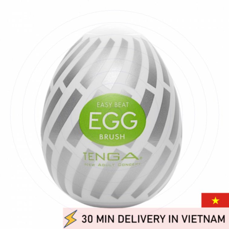 Brush Egg Stroker Compact Textured Pleasure 