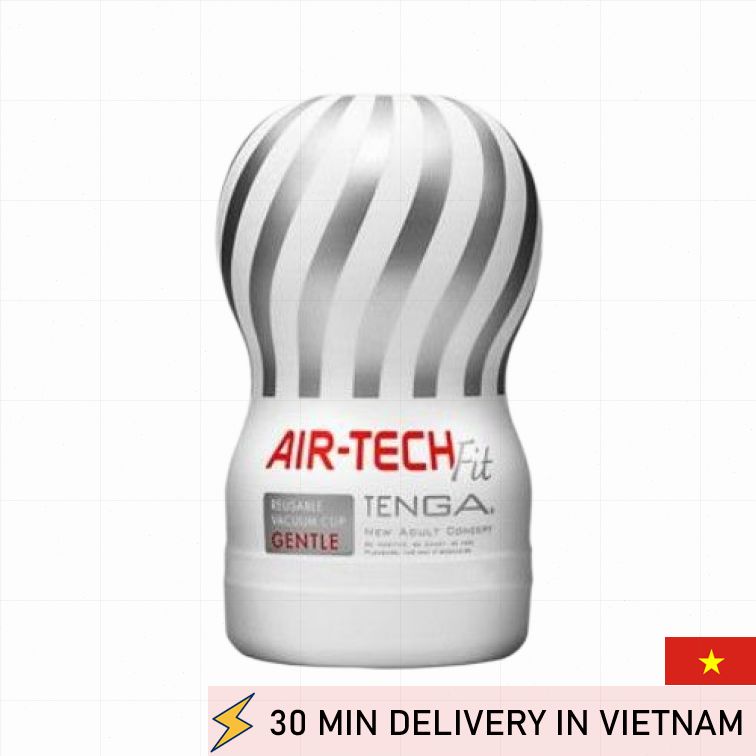 Tenga Air Tech Fit Reusable Soft Vacuum Cup White 