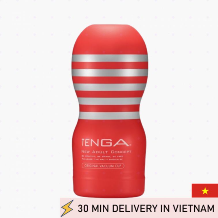 Vacuum Cup Masturbator Classic Tight Grip Red 