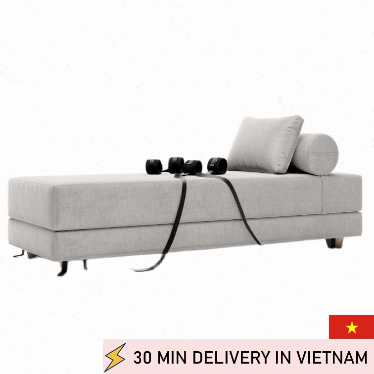 Bondage Daybed With Cuffs Black Luxury 