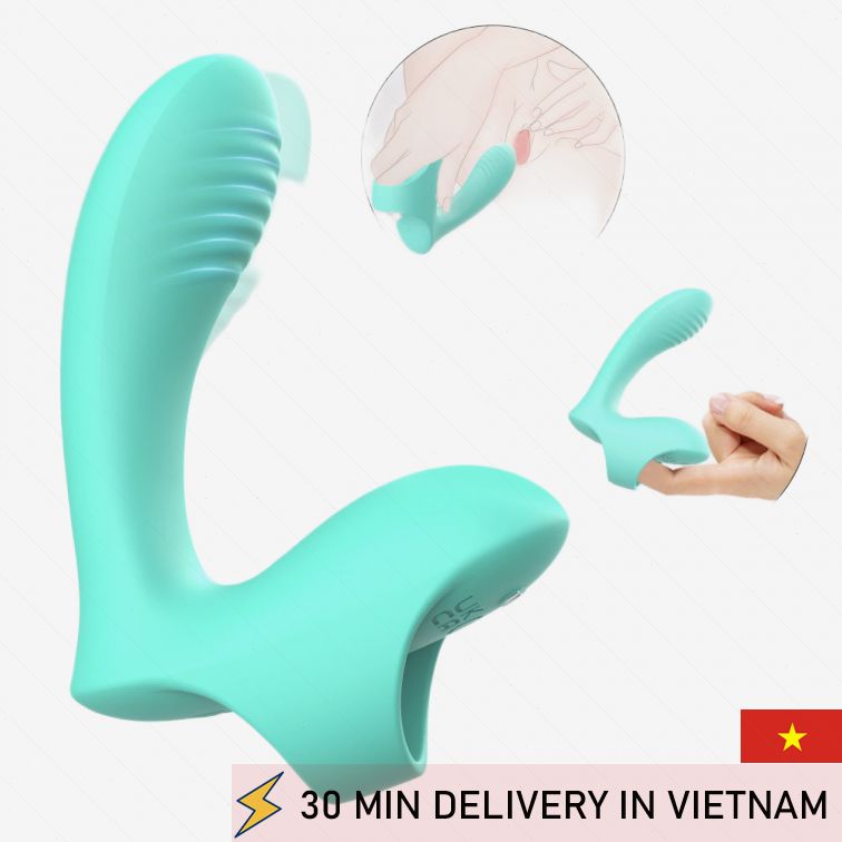 Finger Vibrator Double Motor Couples Stimulator 