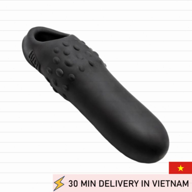 Oversized Knot Dildo Stretchy Intense Play 