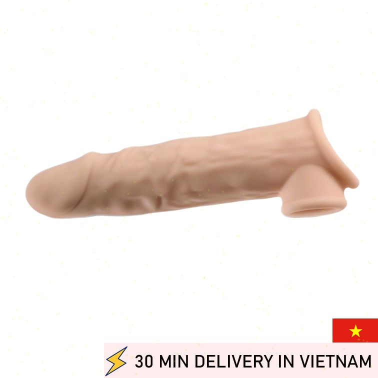 Ultra Thin Penis Sleeve Extender Soft Real Feel Boost 