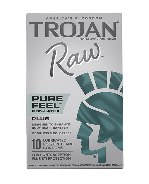  Bán Bao cao su Trojan Raw Pure Feel mỏng siêu mỏng không latex thoải mái  nhập khẩu 