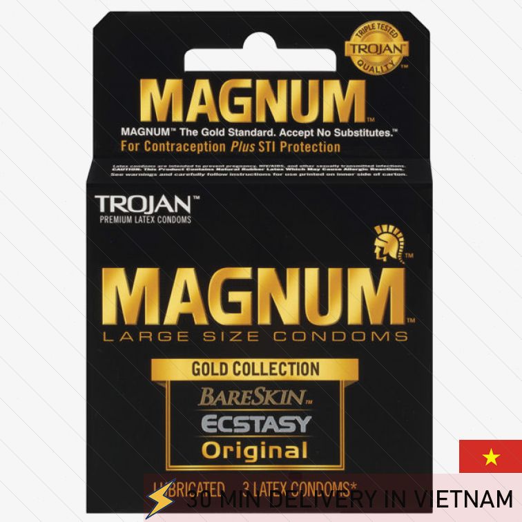 Magnum Gold Condoms Premium Fit Extra Pleasure 