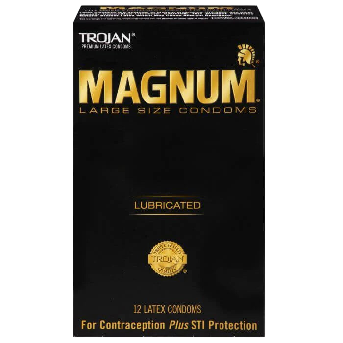  Bỏ sỉ Trojan Magnum Bao Cao Su Lớn 12 Miếng Thoải Mái  hàng xách tay 